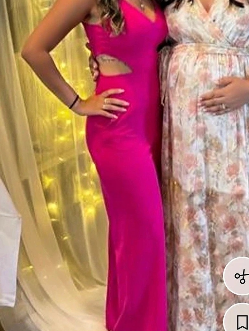 Crystal Sky Pink Cutout Jumpsuit